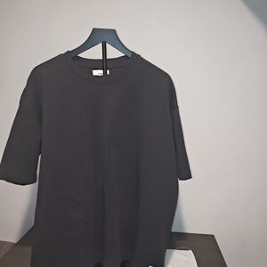 Reserved Supply Mens Oversize Tee, Color Black, XL Size